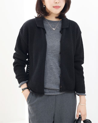 T Æ®·£Áö ½ºÄ«½Ã ÄÚÆ° °¡µð°Ç (2color)*¼º±ä Â¥ÀÓÀÇ Å©·Î¼Î(ÄÚ¹Ù´Ã) ´ÏÆ® Á¶Á÷ÀÌ  Æ÷±ÙÇÑ ´À³¦À» µ¿½Ã¿¡ ÁÖ¸ç ijÁÖ¾óÇÑ ¹«µå